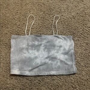 Aeropostale Gray Tie-Dye Cami